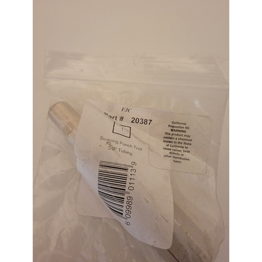 FJC 20387 Swaging Punch Tool for 5/8 Inch Tubing HVAC Automotive Metal Tool